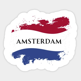 Amsterdam flag Sticker